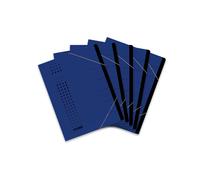 Elba Sorting File Chic, 7 Compartments, Carton Dark Blue Blu scuro Elegante cart