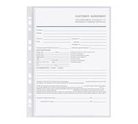 Elba Transparent pocket A4, PP A4 Trasparente 100pezzo(i) cartellina e accessori