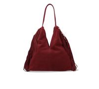 Elba Tuscany Borsa a spalla in pelle scamosciata Marciana Marina