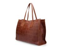 Elba Tuscany Borsa a spalla in pelle stampa cocco Le Ghiaie