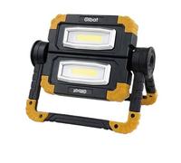 Elbat Faretto LED ricaricabile 20 W - 1200 lumen - Luce fredda 6500 K - Batteria 5000 mAh - Autonomia da 5 a 9 ore