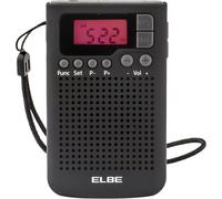 Elbe RF-93 Radio tascabile digitale AM/FM con cuffie incluse
