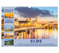 ELBE - Von Cuxhaven ad Schandau (Wandkalender 2027 DIN A3 quer), CALVENDO M