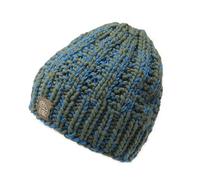 ELBEC | Dolomites Bro - Berretto Fatto a Mano nelle Dolomiti Lana Merinos e Alpaca 100% Italiana di Altissima qualità Adatto a Temperature -20°C / +10°C Bi-Colore Verde/Turchese Taglia Unica