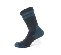 ELBEC | Hybrid - Calza Running e Trail in Lana Merinos Organica 52% Leggera e Sottile Compressione con Rinforzo Antiveschica Traspirante Antiodore Made in Dolomiti Taglia L Antracite/Petrolio