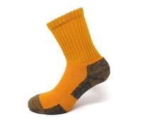 ELBEC | Trekking Light Nature - Performance e Comfort Termoregolante per Outdoor Calza da Trekking Rinforzata in Lana Merinos 78% Antivescica e Antiodore Made in Dolomiti Taglia L Arancio/Antracite