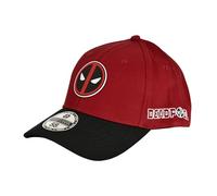 Elbenwald Basecap - Marvel Motivi come Loki, Deadpool Multicolore Unisex Adulti, Deadpool - Logo rosso, Taglia unica