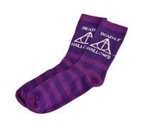 Elbenwald Calze Harry Potter Calice di Morti per Uomo Donna Unisex in Cotone Viola - 40-43