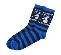 Elbenwald Calze Harry Potter Expecto Patronum per Uomo Donna Unisex in Cotone Blu - 36-39
