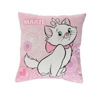 Elbenwald Disney - Cuscino reversibile, confezione da 2 pezzi, 38 x 38 cm, con gatto di Alice e Aristocats Marie, idea regalo per i fan della Disney (Aristocats - Marie)