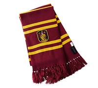 Elbenwald Harry Potter Sciarpa Grifondoro Casa Colori con stemma Patch e frange 24 x 170 cm Giallo rosso