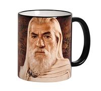 Elbenwald Lord of the Anelli Tazza 20 anni di anniversario Collezione con Gandalf Round-pressure e film Logo 320 ml di ceramica