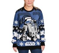 Elbenwald Maglia Star Wars con Motivo R2-D2 per Uomo Donna Unisex Blu - XXL