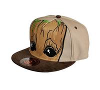 Elbenwald Snapback Cap - Marvel Motivi come Deadpool, Captain America Bottiglietta a scatto multicolore, Guardians of the Galaxy, Taglia unica