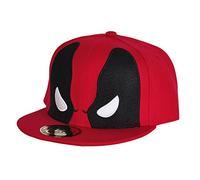 Elbenwald Snapback Cap - Marvel Motivi come Deadpool, Captain America Bottiglietta a scatto multicolore, Deadpool, Taglia unica