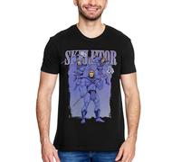 Elbenwald T-Shirt Masters of The Universe con Motivo Skeletor - per Uomini Donne Unisex - Cotone Nero - XXL