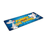 Elbenwald - Tappetino per mouse XXL da gioco con drago, molto leggero, Super Mario, Zelda e più di 80 x 35 x 0,4 cm, impermeabile, antiscivolo (Pinky and the Brain)