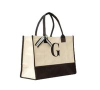 Elberfelder Leinen Borsa per canva personalizzata l idea regalo l con fondo robusto l con monogramma l Tote Bag l Borsa l Borsa l Borsa l Oeko-Tex Standard 100 l Borsa della spesa l 100% cotone, g,