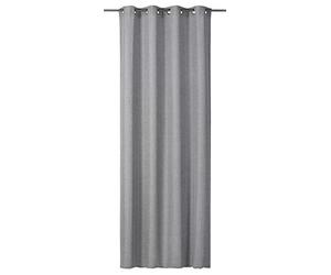 Elbersdrucke Lino 07 Decorazione pronta all'Uso, Poliestere, Grigio, 255 x 140 cm