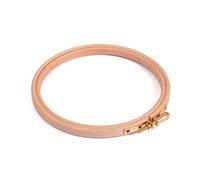 Elbesee Cerchio da Ricamo in Legno da 12 cm di Diametro con Chiusura a Vite in Metallo, Nessun Colore, 13x13x1 cm