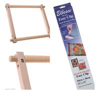 Elbesee Easy Clip Telai Rotanti Manuali Per Ricamo Tutte Le Misure In Legno