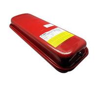 ELBI Mod. ERP RET-6 VASO DI ESPANSIONE PIATTO per Caldaie A MEMBRANA FISSA OMOLOGATO 6lt - 3bar - +90øC Rosso 1140601