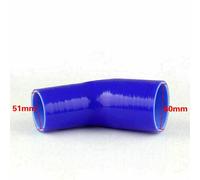 Elbow 45 Degree 51/60mm Silicone Tubo Hose Coupler Intercooler Turbo Intake H7
