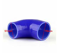 Elbow 90 Degree 57mm 76mm Silicone Tubo Hose Coupler Intercooler Turbo Intake H7