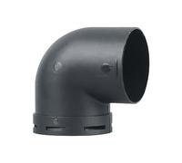 Elbow Duct Connector - 60/75mm L-Shaped Air Pipe Outlet Connector, Automotive Vent Hose Fitting | Compatible With Parking Heater Accessories For Car, Truck, RV, Van An