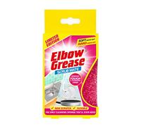 Elbow Grease Pink Scrub Mate - Spugna per pulizia morbida, resistente, antigraffio, taglia unica