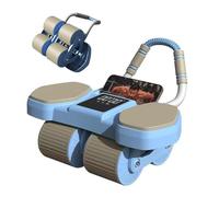 Elbow Support Rebound Abdominal Wheel, Plank Exercise Roller, Automatic Rebound Core Strengthening Tool, Adjustable Resistance, for Home Fitness Workouts, 17.8x15.94x11.22 inches