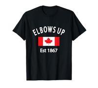 Elbows Up Canada Est 1867 Il Canada non è in vendita orgoglioso Maglietta