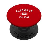 Elbows Up Canada Est 1867 Il Canada non è in vendita orgoglioso PopSockets PopGrip Adesivo