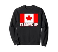 Elbows Up Canada Proud Canadian Patriotic Uomini Donne Bambini Felpa