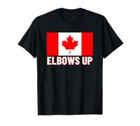 Elbows Up Canada Proud Canadian Patriotic Uomini Donne Bambini Maglietta