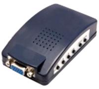 ELC CONVERTITORE DA VGA FEMMINA A RCA MASCHIO VIDEO SUPPORTA NTSC O PAL