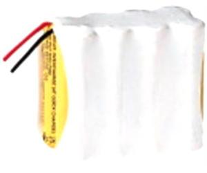 ELC PACCHETTI BATTERIA NI-CD 9.6V 1000MAH AA 58X50,5MM