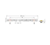 ELC STRISCIA LED ECO STRIP 14,4W/M RGB 24V IP20 SERIE RAFFAELLO 5050 5M