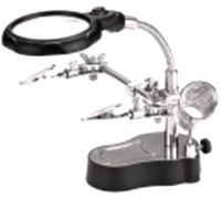 ELC SUPPORTO MULTIFUNZIONE CON LENTE LED TERZA MANO