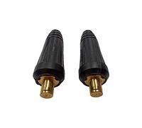 ELCAN Connettore rapido antenna maschio 35-50mm DKZ35-50 o DKJ35-50 euro plug 200A utilizzato nelle macchine di saldatura e taglio come connessioni di alimentazione per cavo di saldatura (2 pezzi)