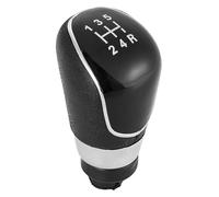 ELCEAMMDLW Copri Pomello Cambio Auto Per Ford Per Fiesta MK7 Per Focus MK2 FL 5 6 Velocità Cambio Manuale Leva Pomello Auto Pallamano(Black,5 Speed)