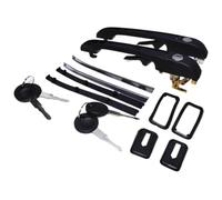 ELCEAMMDLW Maniglia Apri per VW Golf per Jetta MK1 MK2 per Scirocco per Caddy per Derby per Passat Scorrevole Maniglia Esterna Porta di Riparazione Auto(Front Left And Right)