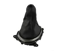 Elchuiaby Copertura per pomello del cambio manuale a 5 marce, in pelle, per Honda Jazz 2009-2015, in plastica ABS e metallo, antipolvere, facile da installare (copertura)