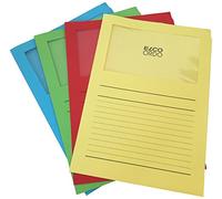 Elco 100 Buste angoli classico con finestra 22 x 31 Carta FSC assorti Assorti 4 couleurs