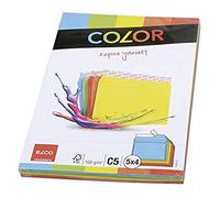 ELCO Color - Buste da lettera formato C5 100 g/m², 4 in ciascuno dei 5 colori, con chiusura adesiva, confezione da 20 pz