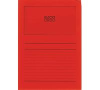 Elco Ordo 73695.92 "Classico" Cartellina con Finestra - Rosso brillante - confezione da 10