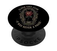 Elder Emo Club Rose Coffin non è mai stata una fase PopSockets PopGrip Adesivo