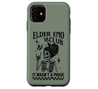 Elder Emo Club Skeleton Nostalgia Non Era una Fase Mamma Custodia per iPhone 11