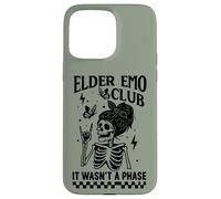 Elder Emo Club Skeleton Nostalgia Non Era una Fase Mamma Custodia per iPhone 15 Pro Max