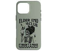 Elder Emo Club Skeleton Nostalgia Non Era una Fase Mamma Custodia per iPhone 16 Pro Max